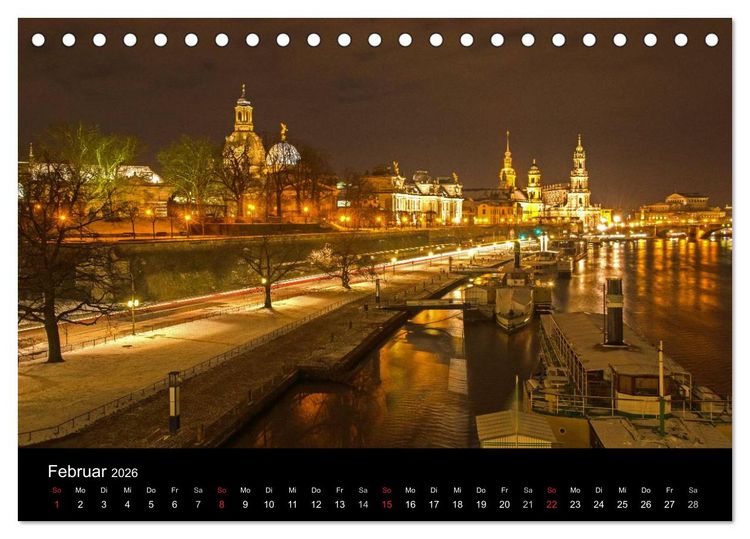 Produktbild: Dresden und Umgebung (Tischkalender 2026 DIN A5 quer), CALVENDO Monatskalender