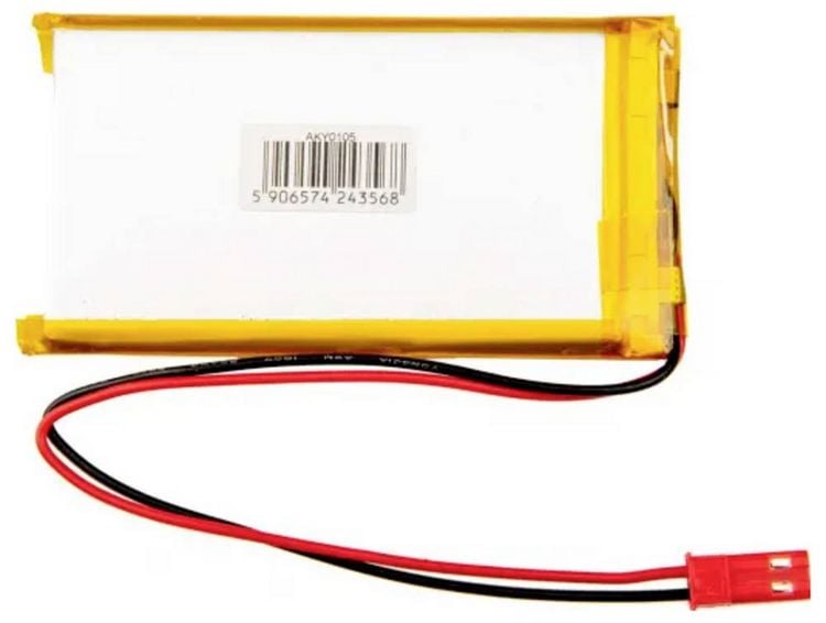 Produktbild: Akyga LP584070 Akkupack x Spezial-Akku LiPo 3.7V 1500 mAh