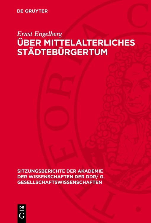 Produktbild: &Uuml;ber mittelalterliches St&auml;dteb&uuml;rgertum