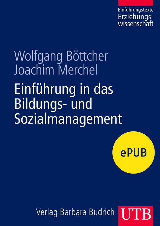 Produktbild: Einf&uuml;hrung in das Bildungs- und Sozialmanagement