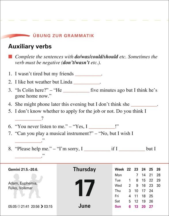 Produktbild: Englisch Sprachkalender 2027 - Englisch lernen leicht gemacht - Tagesabrei&szlig;kalender
