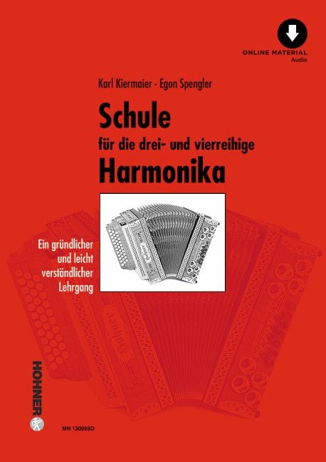 Produktbild: Schule f&uuml;r die drei- und vierreihige Steirische Harmonika