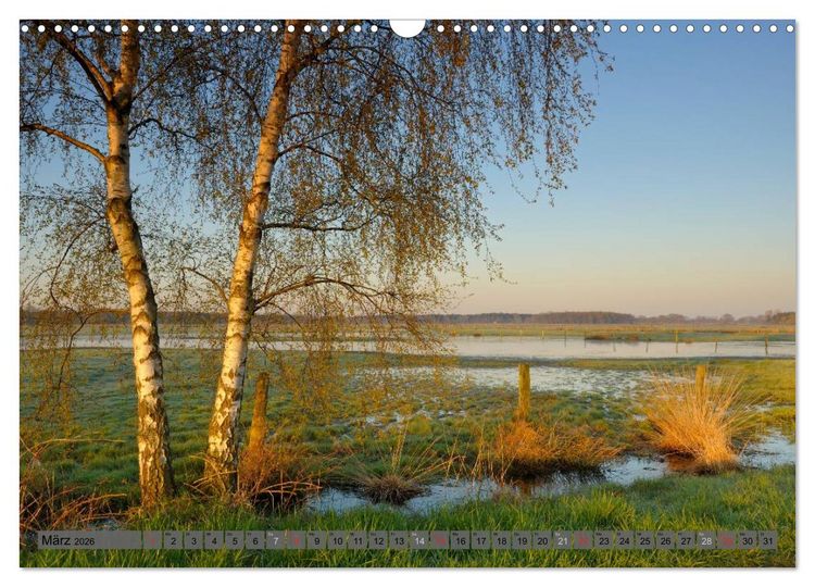 Produktbild: Der Niederrhein im Wandel der Jahreszeiten (Wandkalender 2026 DIN A3 quer), CALVENDO Monatskalender