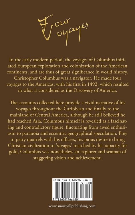 Produktbild: The Four Voyages of Christopher Columbus