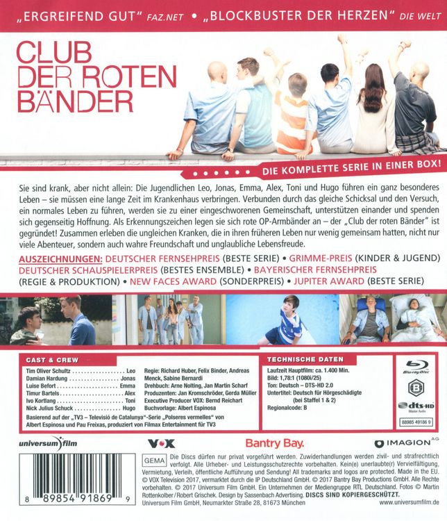 Produktbild: Club der roten B&auml;nder - Komplettbox [6 BRs]