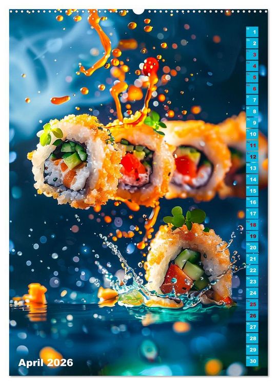 Produktbild: Leckeres Fast Food (hochwertiger Premium Wandkalender 2026 DIN A2 hoch), Kunstdruck in Hochglanz