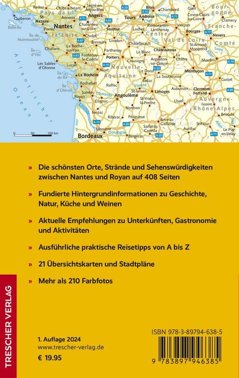 Produktbild: TRESCHER Reisef&uuml;hrer Franz&ouml;sische Atlantikk&uuml;ste - Poitou