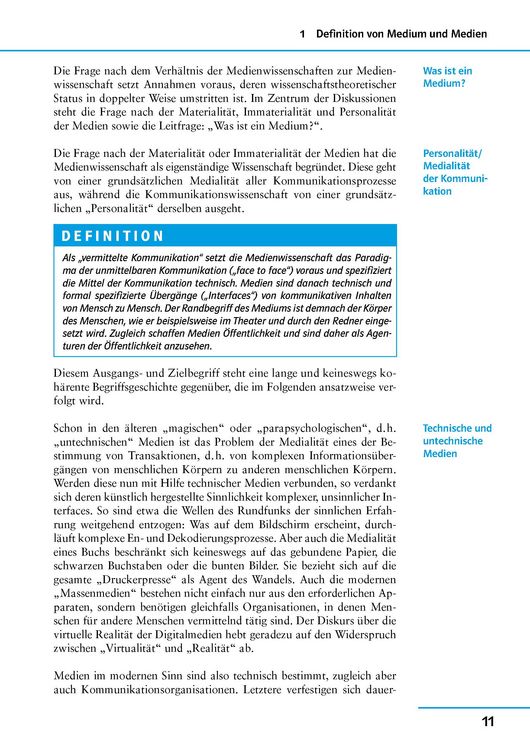 Produktbild: Uni-Wissen Germanistik/GK Medienwissenschaften