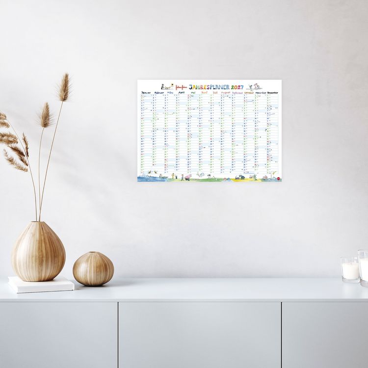 Produktbild: Helme Heine: Tafelkalender A3 2027