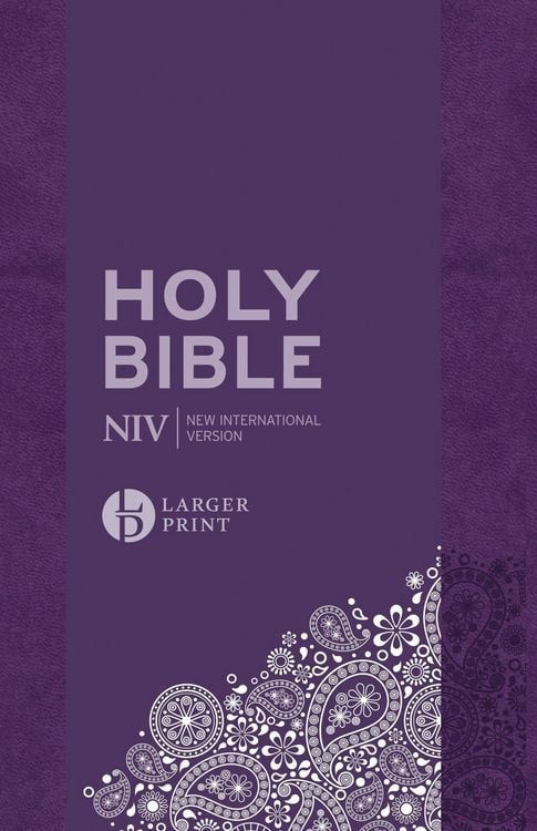 Produktbild: NIV Larger Print Personal Purple Soft-Tone Bible
