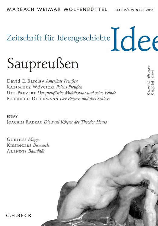 Produktbild: Zeitschrift f&uuml;r Ideengeschichte Heft V/4 Winter 2011