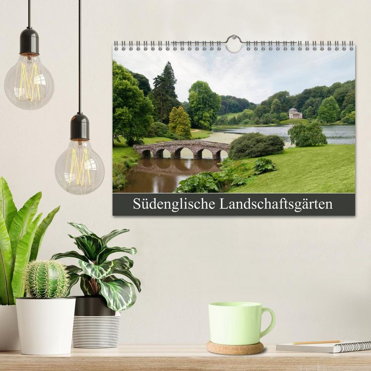 Produktbild: S&uuml;denglische Landschaftsg&auml;rten (Wandkalender 2026 DIN A4 quer), CALVENDO Monatskalender