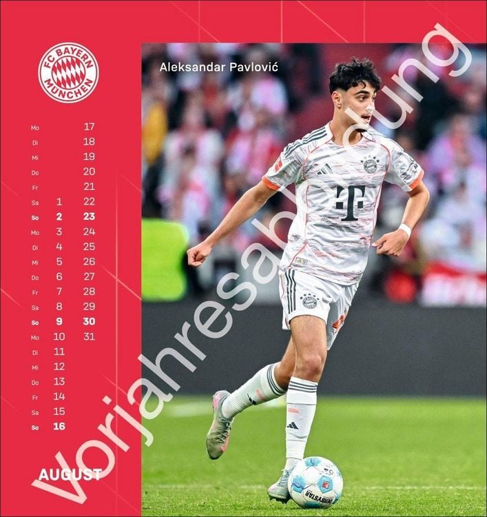 Produktbild: FC Bayern M&uuml;nchen Postkartenkalender 2027