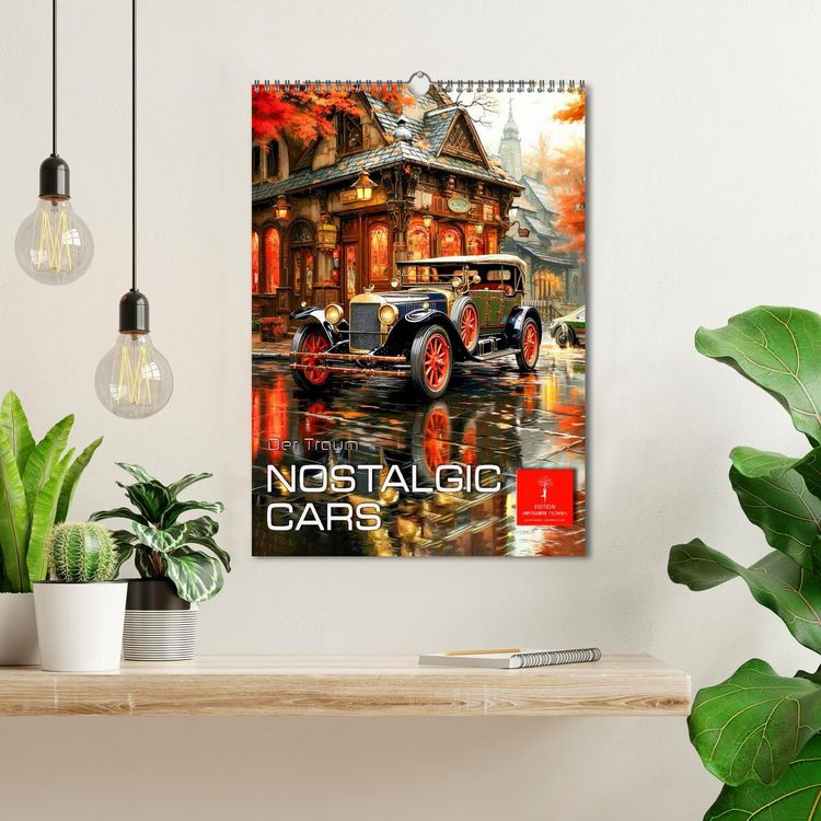 Produktbild: Nostalgic Cars der Traum (Wandkalender 2026 DIN A3 hoch), CALVENDO Monatskalender