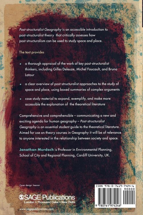 Produktbild: Post-structuralist Geography