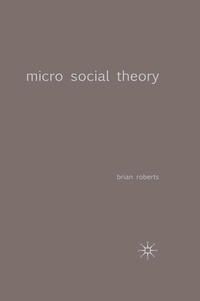 Produktbild: Micro Social Theory
