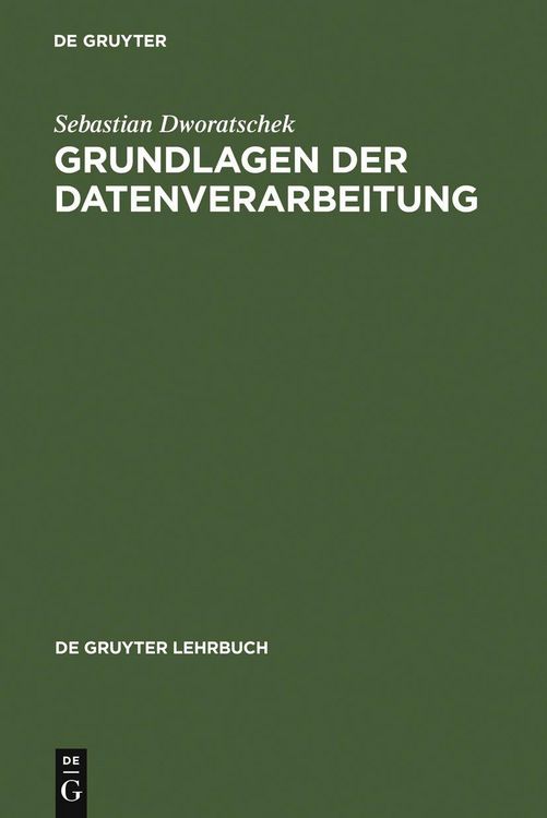 Produktbild: Grundlagen der Datenverarbeitung