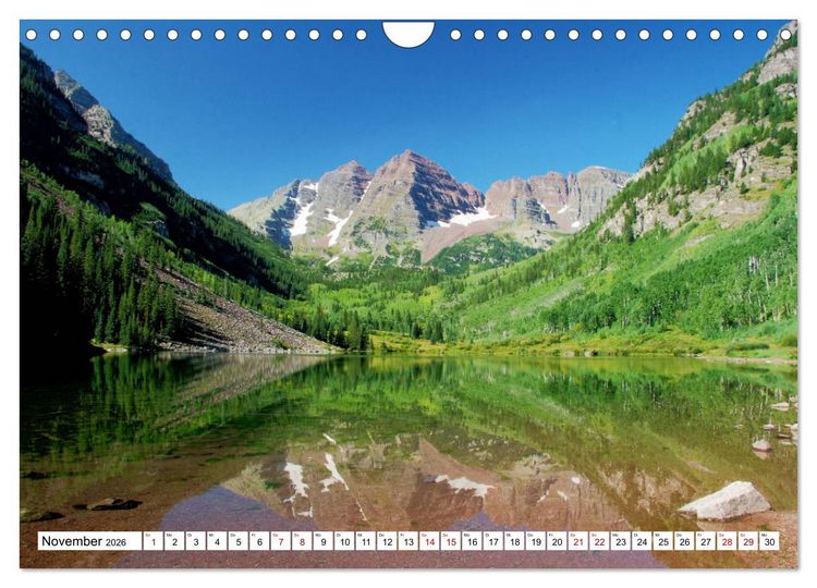 Produktbild: Glanzlichter der USA (Wandkalender 2026 DIN A4 quer), CALVENDO Monatskalender