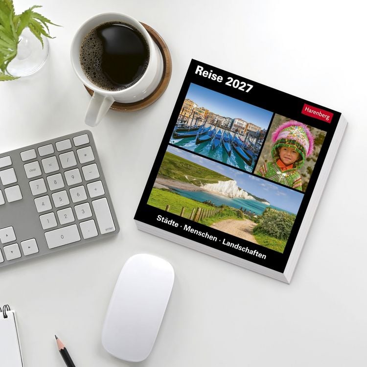 Produktbild: Reise Tagesabrei&szlig;kalender 2027 - Kulturkalender - St&auml;dte, Menschen, Landschaften