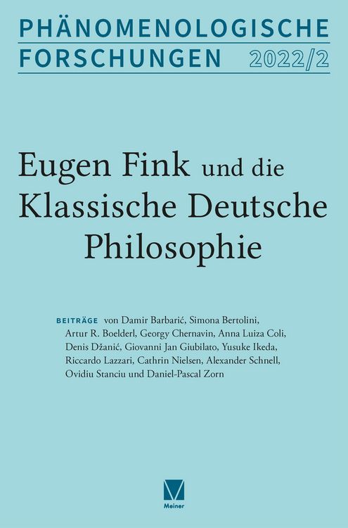 Produktbild: Eugen Fink und die Ph&auml;nomenologie