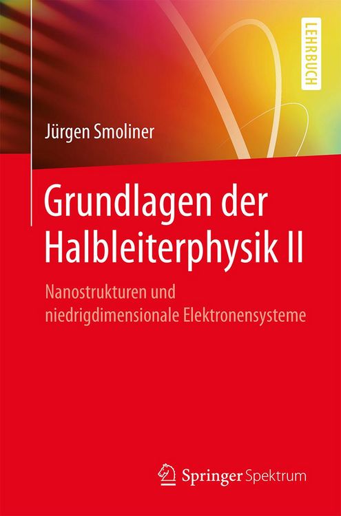 Produktbild: Grundlagen der Halbleiterphysik II
