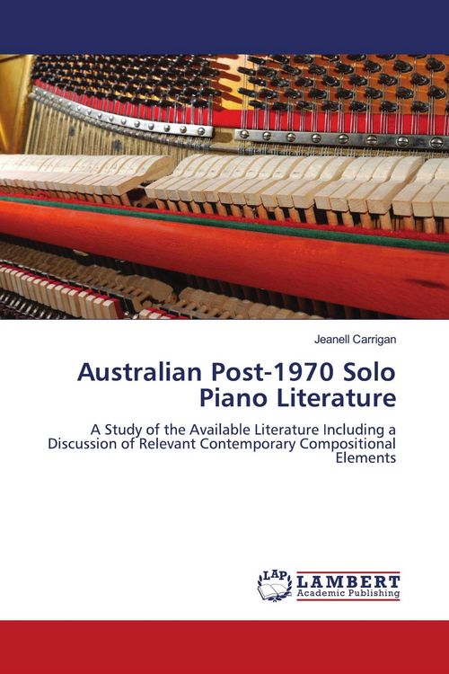 Produktbild: Australian Post-1970 Solo Piano Literature