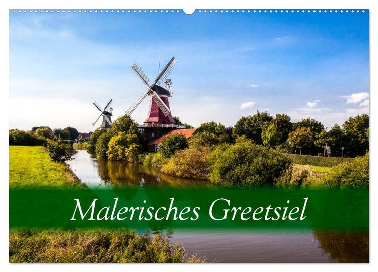 Produktbild: Malerisches Greetsiel (Wandkalender 2026 DIN A2 quer), CALVENDO Monatskalender