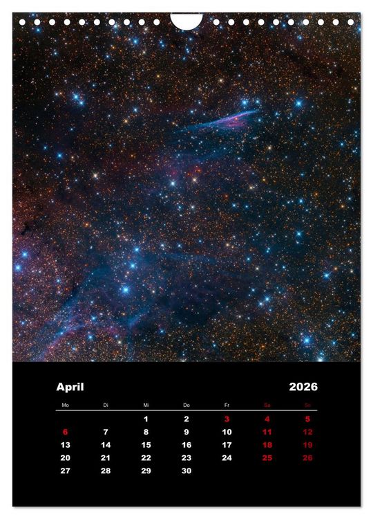 Produktbild: Das Universum (Wandkalender 2026 DIN A4 hoch), CALVENDO Monatskalender