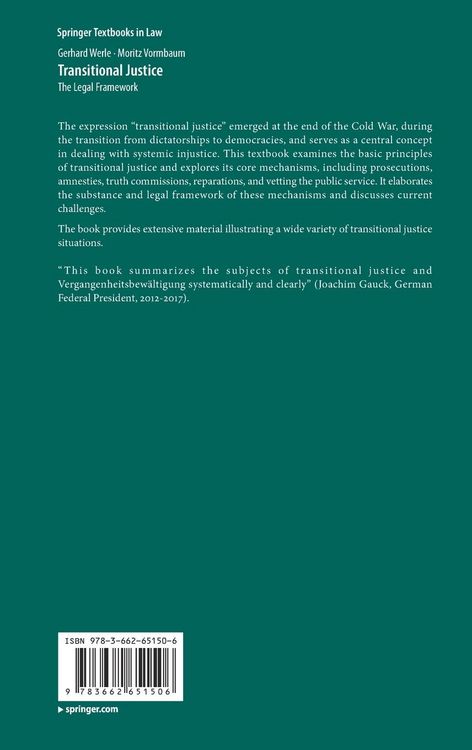 Produktbild: Transitional Justice
