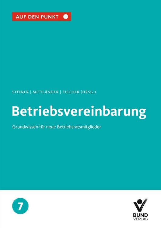 Produktbild: Die Betriebsvereinbarung