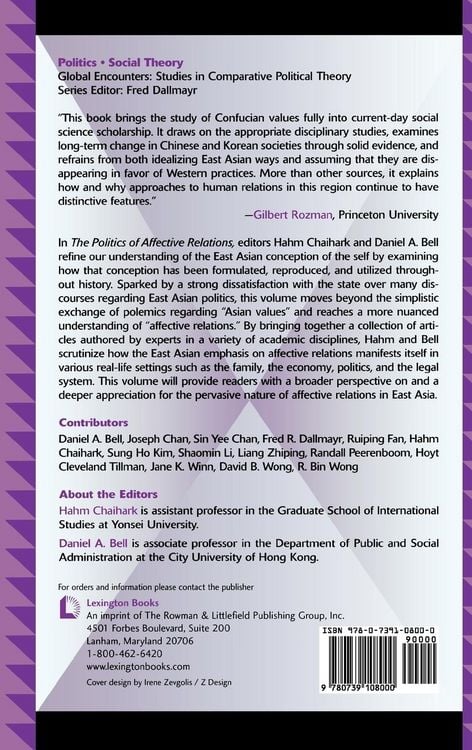 Produktbild: Politics of Affective Relations