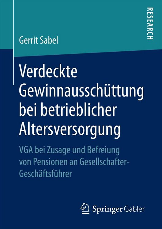 Produktbild: Verdeckte Gewinnaussch&uuml;ttung bei betrieblicher Altersversorgung