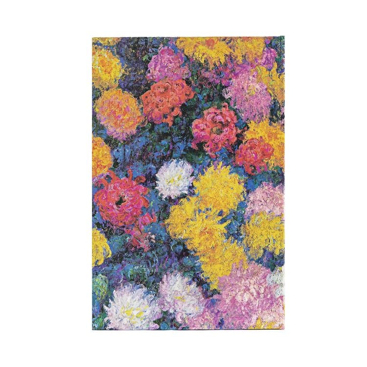 Produktbild: Hardcover Notizbuch, Monets Chrysanthemen, Mini, Unliniert
