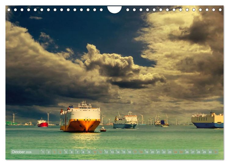 Produktbild: Zeeland - Urlaubstr&auml;ume zwischen Breskens und Domburg (Wandkalender 2026 DIN A4 quer), CALVENDO Monatskalender