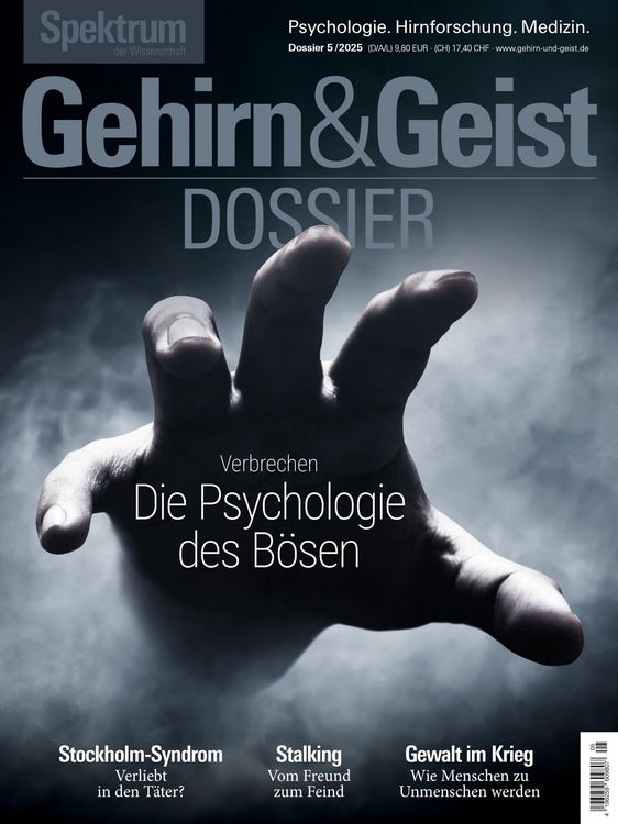 Produktbild: Gehirn&Geist Dossier 5/2025 Die Psychologie des B&ouml;sen