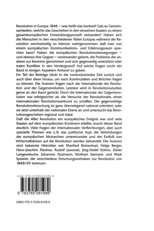 Produktbild: Demokratiebewegung und Revolution 1847 bis 1849