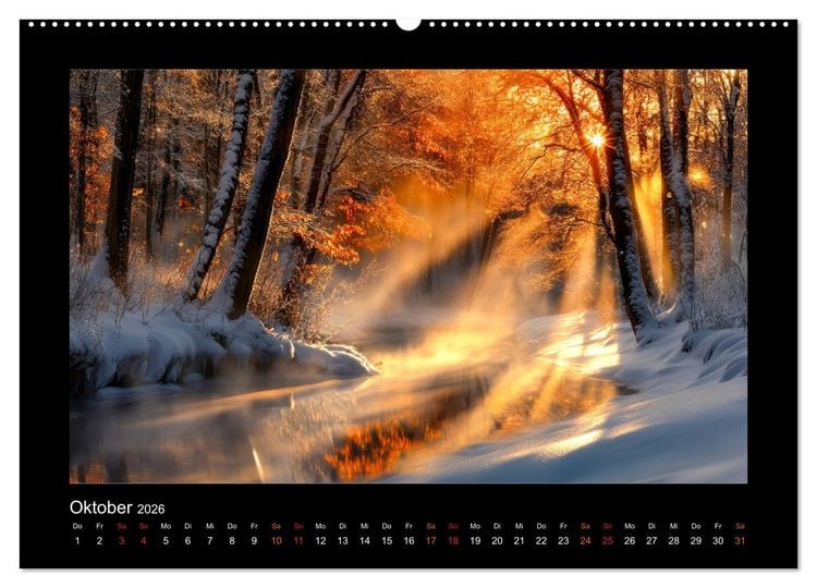Produktbild: Geheimnisvolle Wildnis Deutschlands (hochwertiger Premium Wandkalender 2026 DIN A2 quer), Kunstdruck in Hochglanz