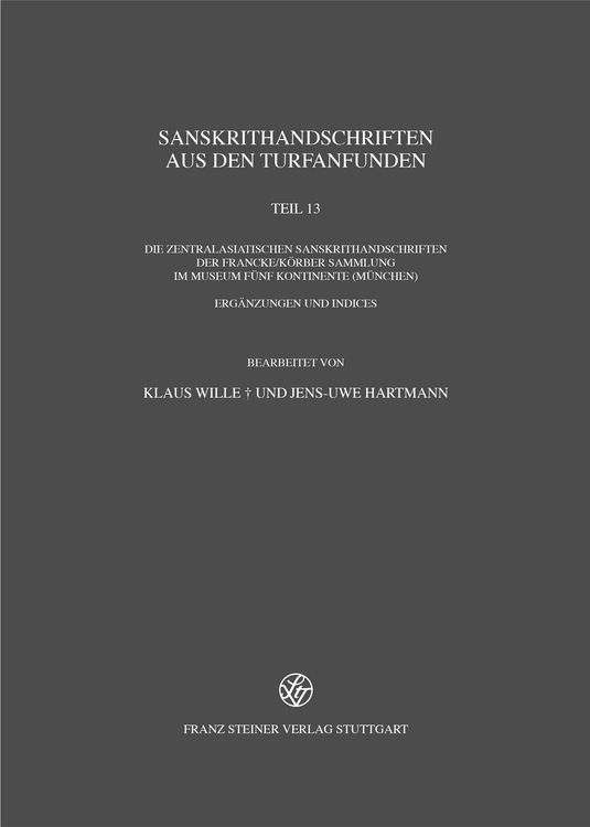 Produktbild: Sanskrithandschriften aus den Turfanfunden