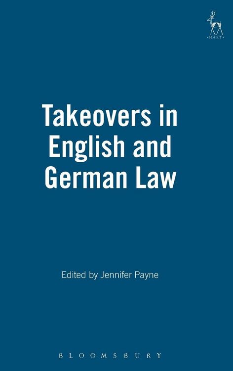 Produktbild: Takeovers in English and German Law