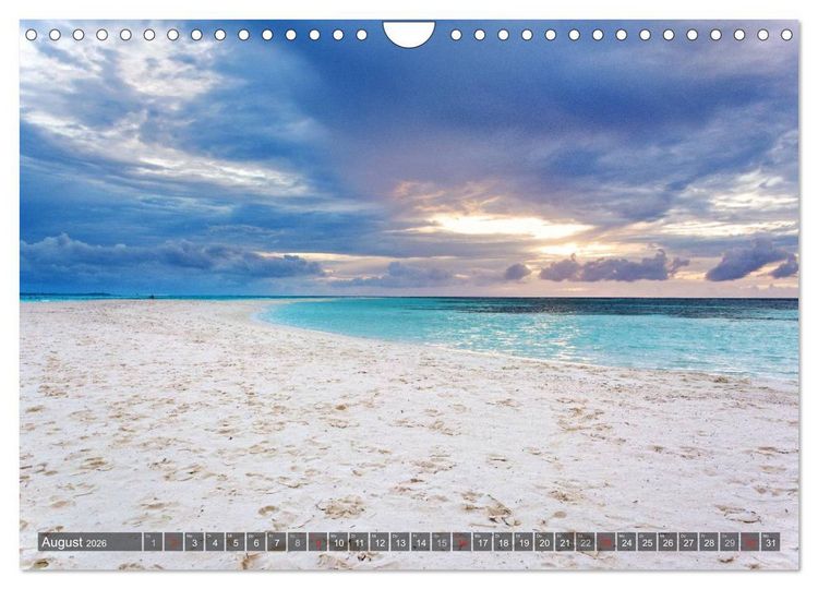 Produktbild: Malediven - Inseltraum im Paradies (Wandkalender 2026 DIN A4 quer), CALVENDO Monatskalender