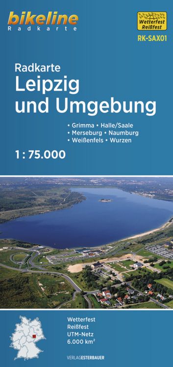 Produktbild: Radkarte Leipzig und Umgebung (RK-SAX01)