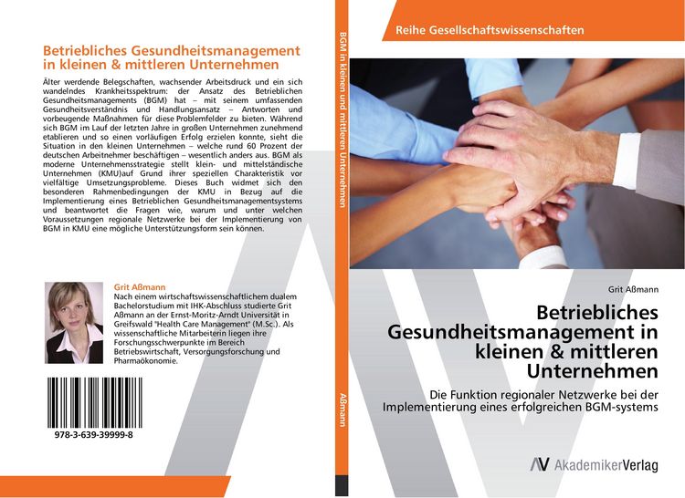 Produktbild: Betriebliches Gesundheitsmanagement in kleinen & mittleren Unternehmen