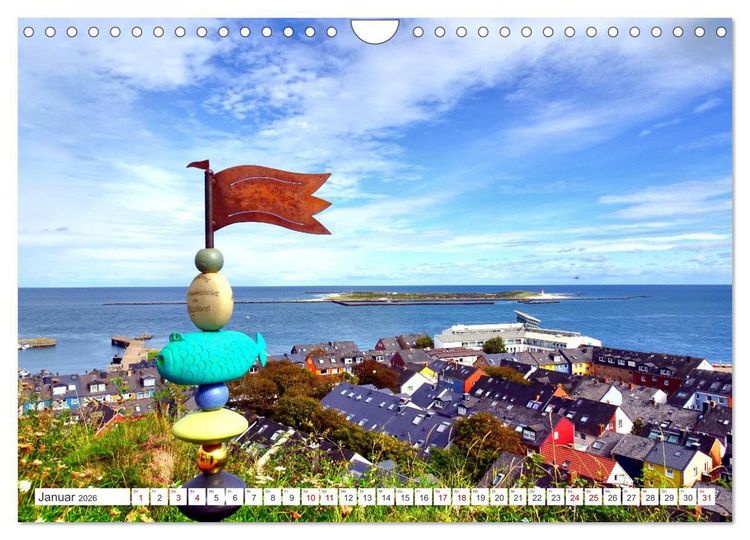 Produktbild: Helgoland Highlights (Wandkalender 2026 DIN A4 quer), CALVENDO Monatskalender