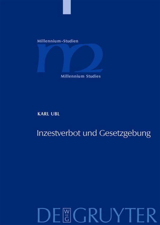 Bild vom Artikel Inzestverbot und Gesetzgebung vom Autor Karl Ubl