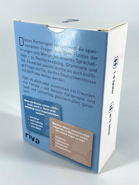 Produktbild: Wie gut ist Ihr Deutsch? &ndash; Das Kartenspiel zum Bestseller