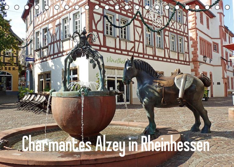 Produktbild: Charmantes Alzey in Rheinhessen (Tischkalender 2022 DIN A5 quer)