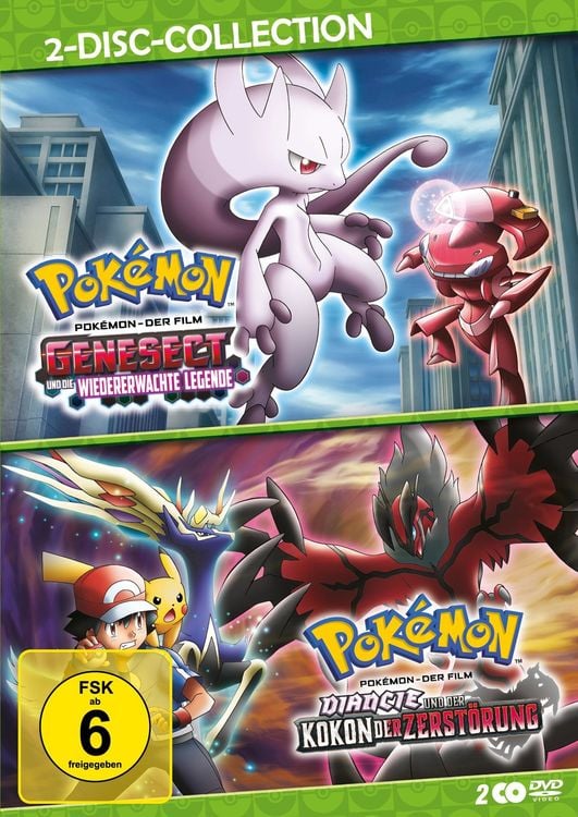Produktbild: Pokémon - Genesect und die wiedererwachte Legende / Diancie und der Kokon der Zerstörung [2 DVDs]