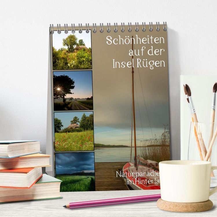 Produktbild: Sch&ouml;nheiten auf der Insel R&uuml;gen (Tischkalender 2026 DIN A5 hoch), CALVENDO Monatskalender