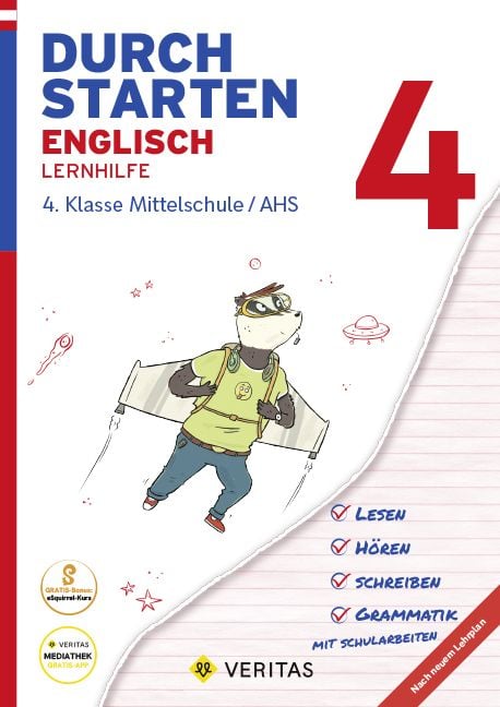 Produktbild: Durchstarten Englisch 4. Klasse Mittelschule/AHS Lernhilfe (mit Audio-CD)