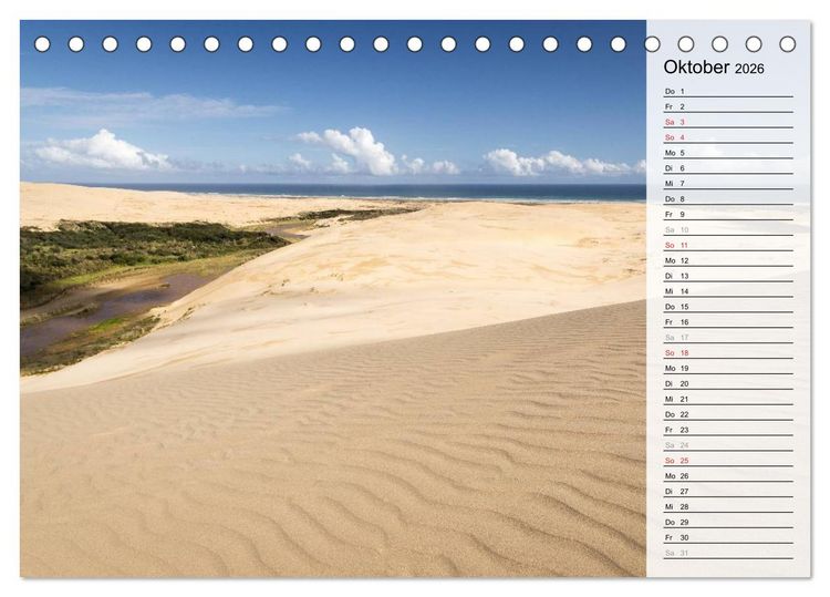 Produktbild: Sehnsucht nach Neuseeland (Tischkalender 2026 DIN A5 quer), CALVENDO Monatskalender